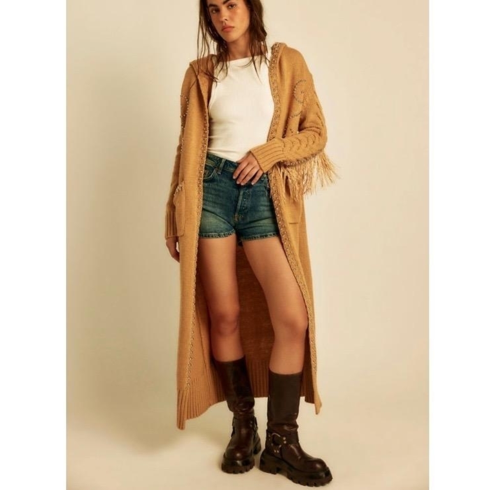 FPxUnderstatedLeather | Embellished Cardigan - Picture 3 of 12